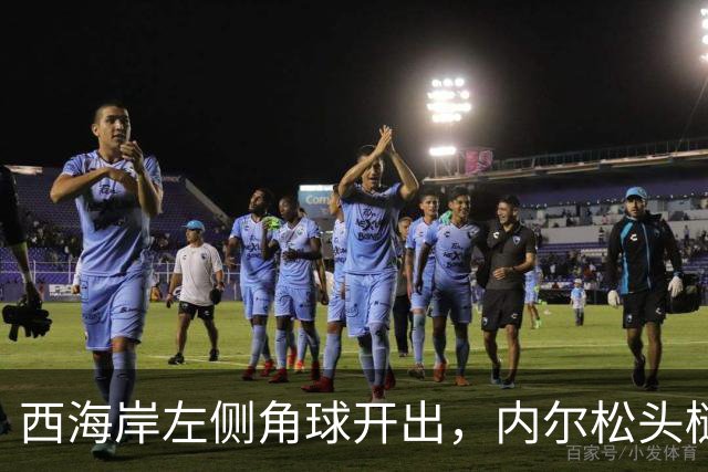 西海岸左侧角球开出，内尔松头槌攻门，西海岸2-1浙江
